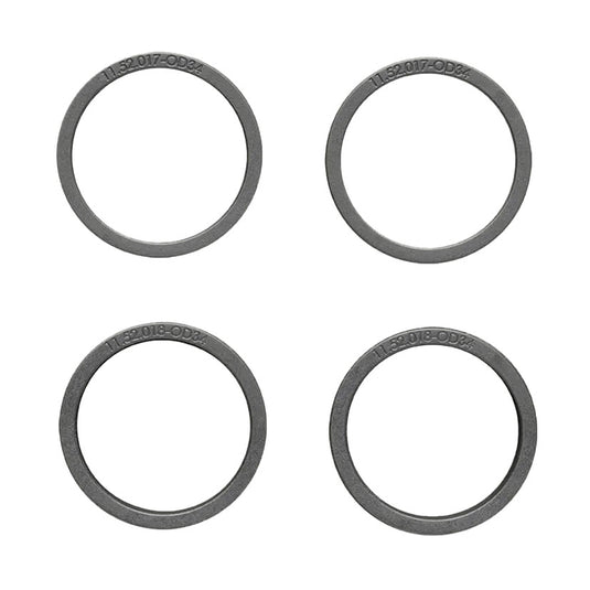 Acros Fiber Headset Spacer Kit, Black, 4/Count
