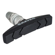 Load image into Gallery viewer, Aztec Aztec 2 V-Threaded Brake Pad Pair - Slim Profile, Black Compound, Cantilever &amp; Linear Compatibility
