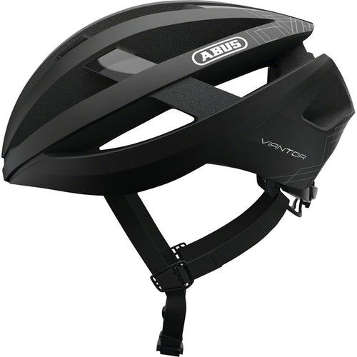 Abus-Viantor-Helmet-Medium-(52-58cm)-Half-Face--Adjustable-Fitting--Semi-Enclosing-Plastic-Ring--Ponytail-Compatible--Acticage-Black_HE5066