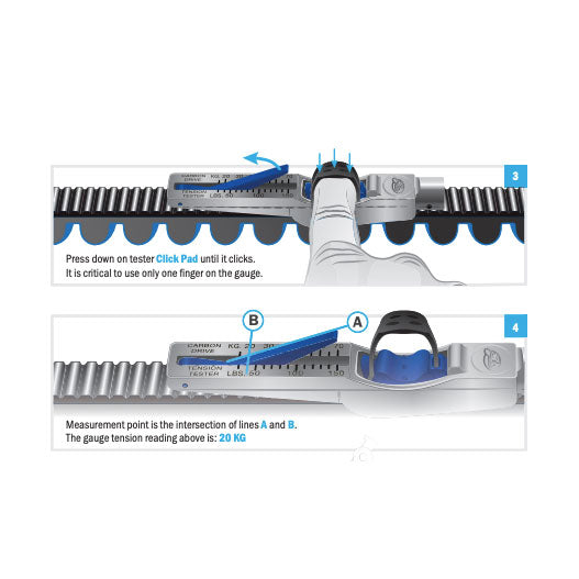 Load image into Gallery viewer, Gates Carbon Drive KRIKIT Bicycle Belt Drive Tension Meter Calculator Gauge
