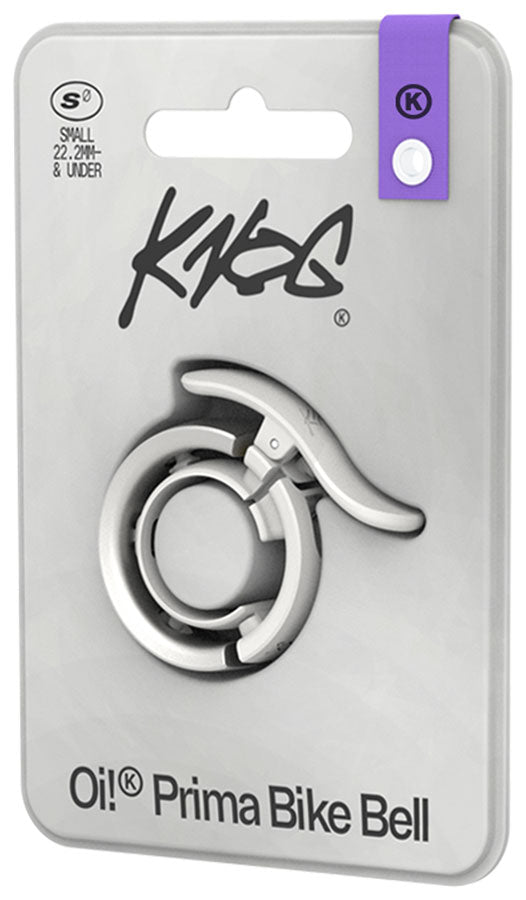 Knog Oi Prima Bell - Primer Gray, Small