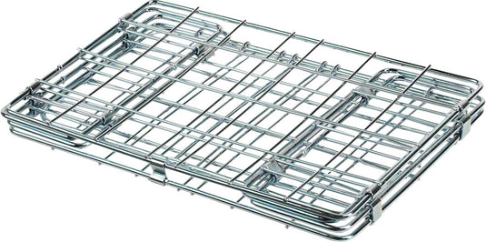 Wald 582 Folding Pannier Basket for Rear Rack: Silver