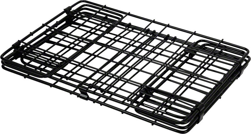 Load image into Gallery viewer, Wald 582 Folding Pannier Basket for Rear Rack: Gloss Black
