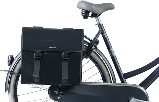 Basil Urban Load Double Pannier - 53L, Black