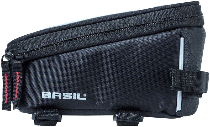 Load image into Gallery viewer, Basil Sport Design  Top Tube Bag - 1L, Strap Mount, Black

