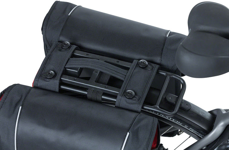 Load image into Gallery viewer, Pack of 2 Basil Sport Design Double Pannier - 32L, MIK Mount, Black
