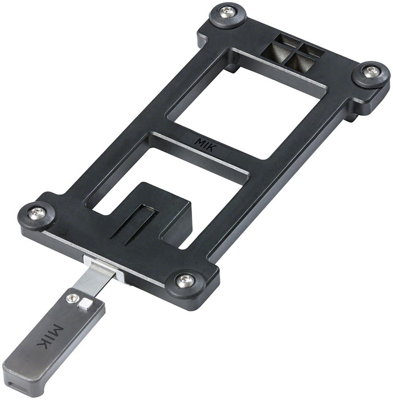 Load image into Gallery viewer, Basil MIK Carrier Plate &amp; Adaptor Set Durable Black Mounting System for Secure Bike Bag &amp; Basket Attachment
