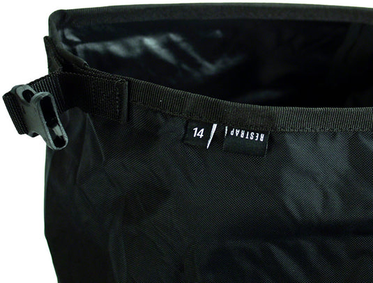 Restrap Double Roll Dry Bag - 14L, Black