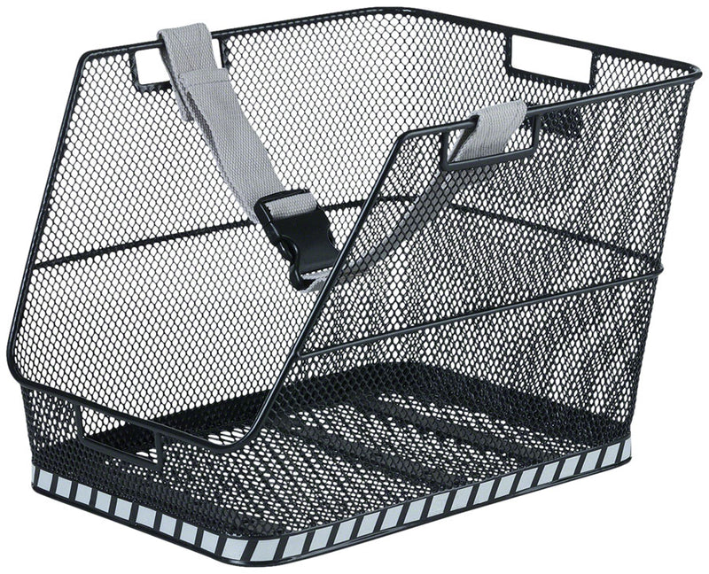 Load image into Gallery viewer, Basil Class Rear Basket - Black Made From Hard-Wearing Steel
