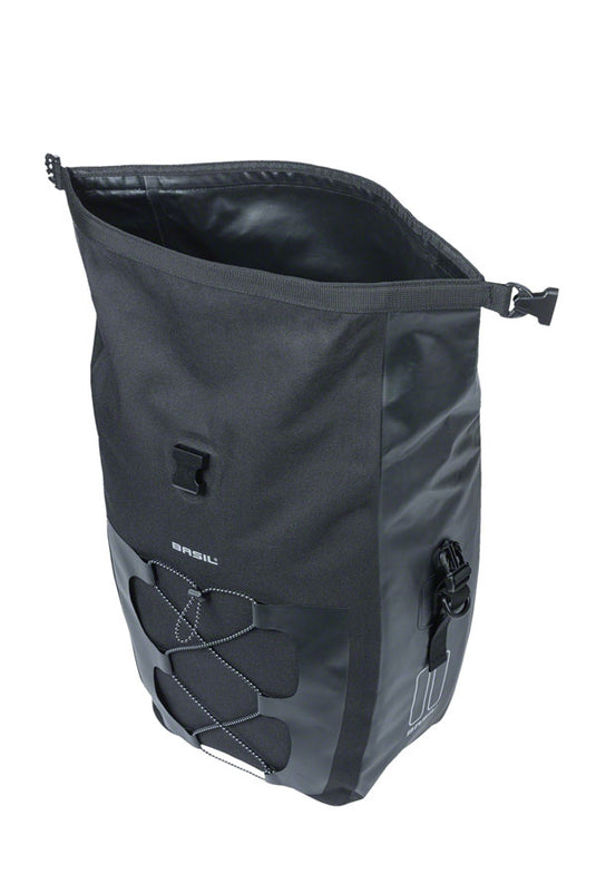 Pack of 2 Basil Navigator Pannier - Single, 25-31L,  Waterproof, Black