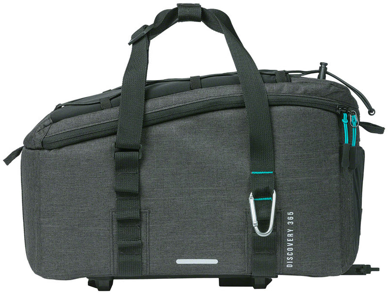 Load image into Gallery viewer, Basil Discovery 365D Trunkbag -  Medium, MIK Attachment, Black
