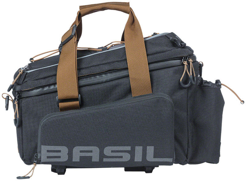 Load image into Gallery viewer, Basil Miles XL Pro Trunk Bag - 9-36L, MIK Mount, Black/Brown
