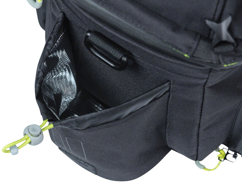 Load image into Gallery viewer, Basil Miles XL Pro Trunk Bag - 9-36L, MIK Mount, Black/Lime
