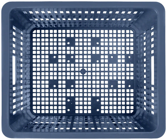 Basil Crate Basket - Medium, 29.5L, Recycled Plastic, Bluestone