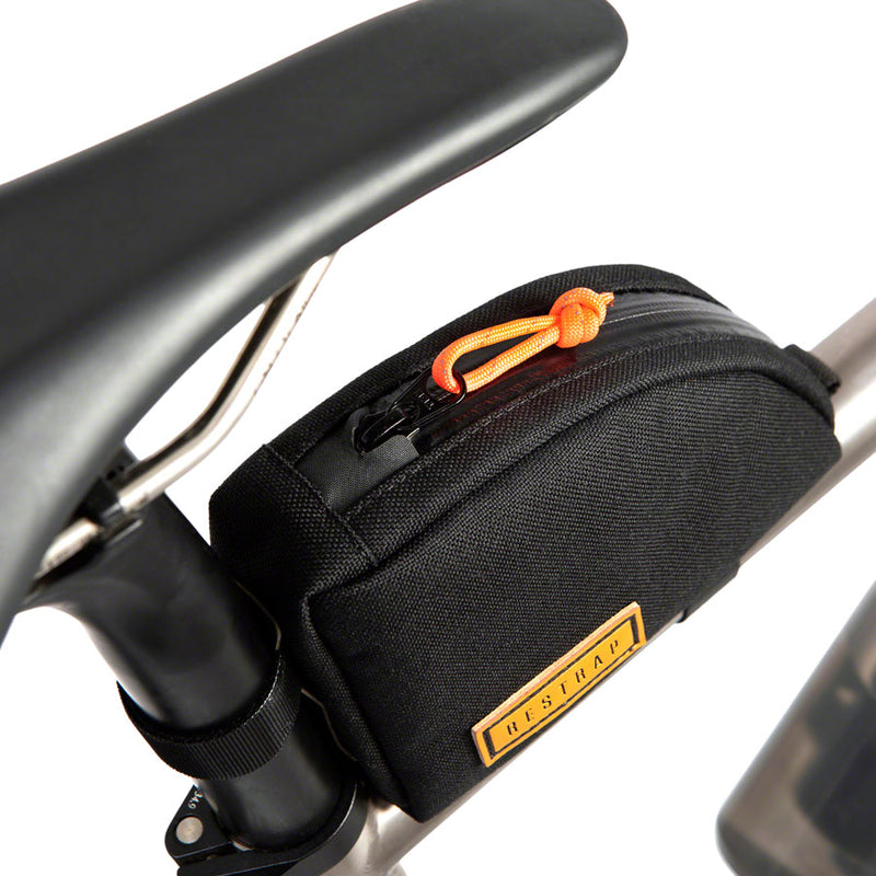 Load image into Gallery viewer, Restrap Rear Top Tube/Seatpost Bag - Black
