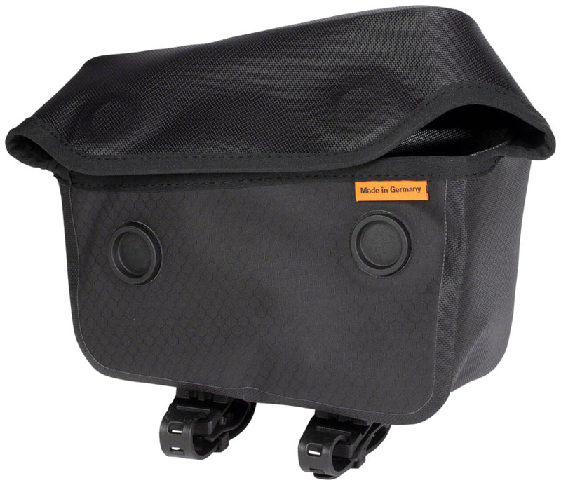 Load image into Gallery viewer, Ortlieb Fuel-Pack Top Tube Bag - Bolt/Strap-On, Black
