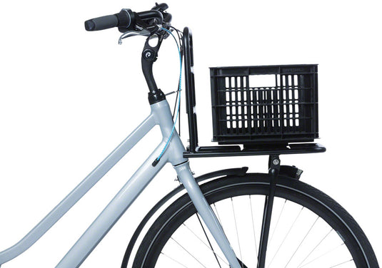 Basil Bicycle Crate S, 17.5L, Recycled Synthetic, Black