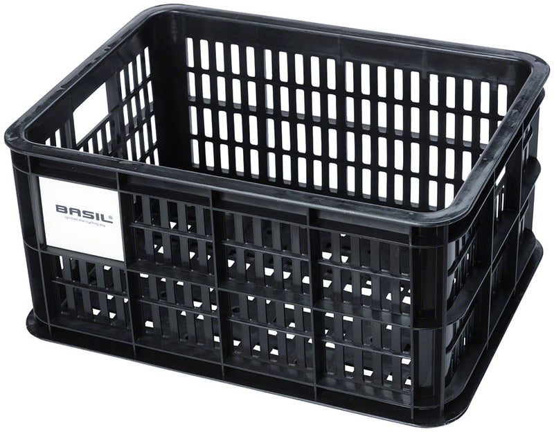 Load image into Gallery viewer, Basil-Crate-Basket-Basket-Black-Plastic_BSKT0620
