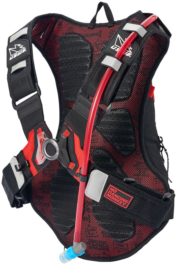 Load image into Gallery viewer, USWE MTB Hydro 8 Hydration Pack - Black/Uswe Red
