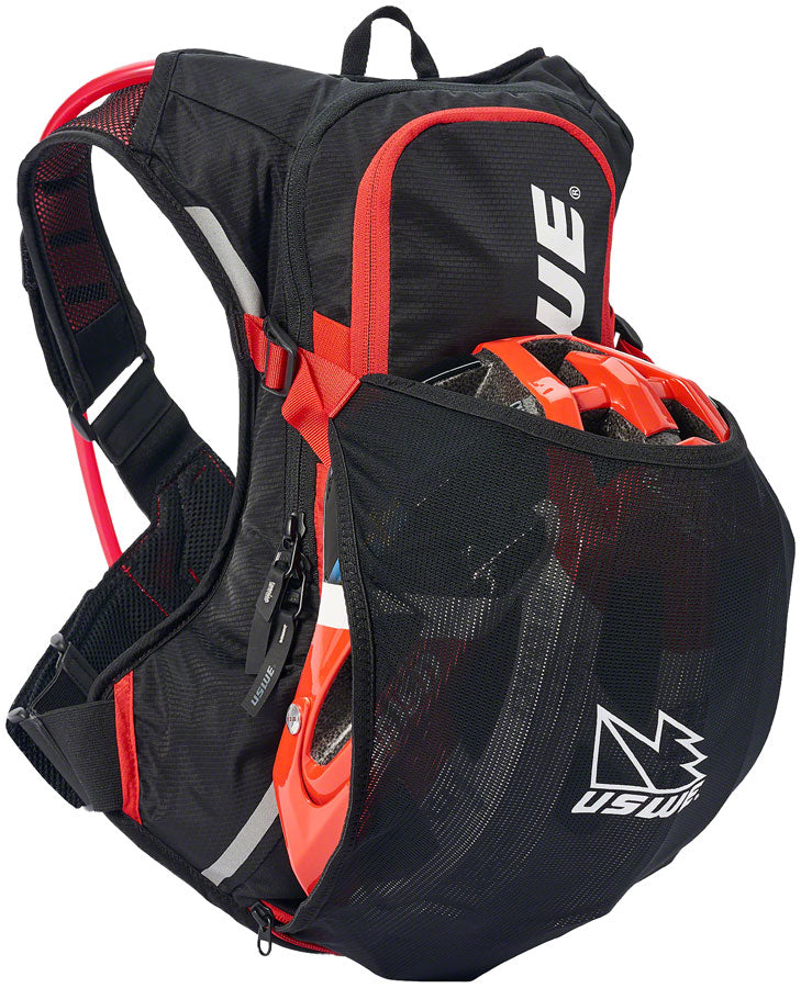 Load image into Gallery viewer, USWE MTB Hydro 8 Hydration Pack - Black/Uswe Red

