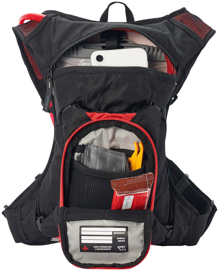 Load image into Gallery viewer, USWE MTB Hydro 3 Hydration Pack - Black/Uswe Red
