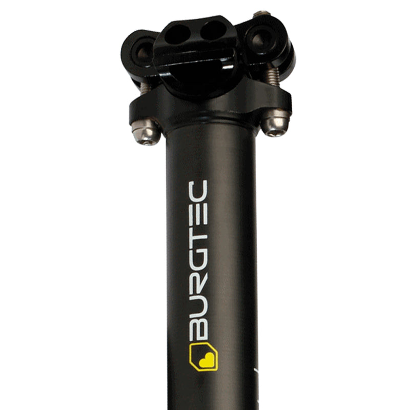 Load image into Gallery viewer, Burgtec Xpress Seatpost 31.6mm, Alloy, Black
