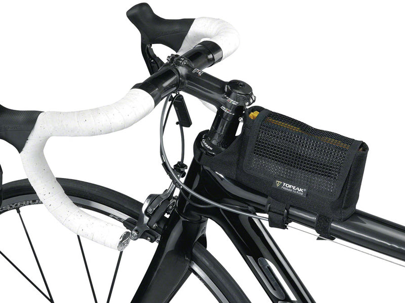 Load image into Gallery viewer, Topeak TriBag Black 7.1x4x1.6in Velcro Straps Quick &amp; Easy Access To Any Gear
