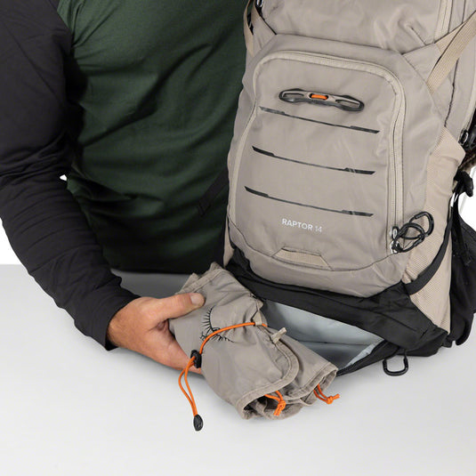 osprey hydration pack raptor 14 Osprey Raptor 14 Hydration Pack (Pediment Grey)