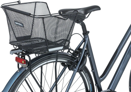 Basil Lesto MIK Rear Basket - Black