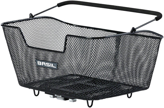 Basil-Base-M-MIK-Rear-Basket-Basket-Black-Steel-BSKT0692-Bicycle-Baskets