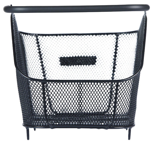 Basil Icon M NX System Rear Basket - Black