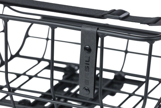 Basil Portland MIK Rear Basket - 25L, Matte Black