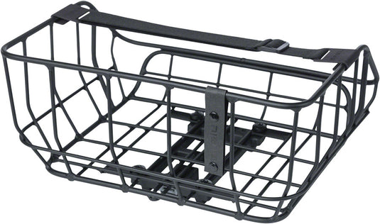 Basil-Portland-Rear-Basket-Basket-Black-Steel-BSKT0761-Bicycle-Baskets