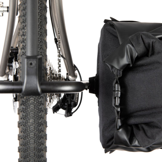 Restrap Switch Pannier - 10L, Rolltop, Each, Black