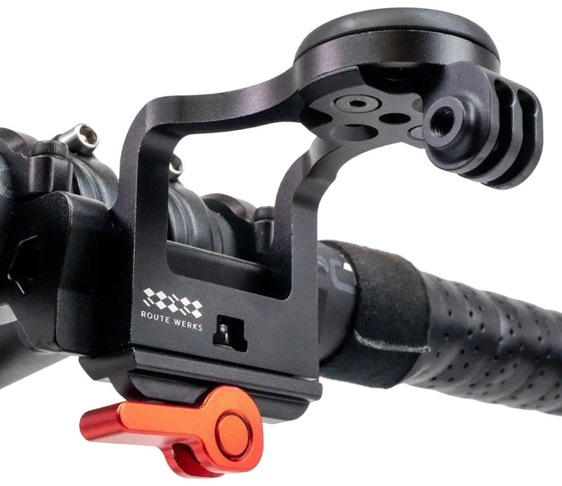 Load image into Gallery viewer, Route Werks Out Front Mount, Black
