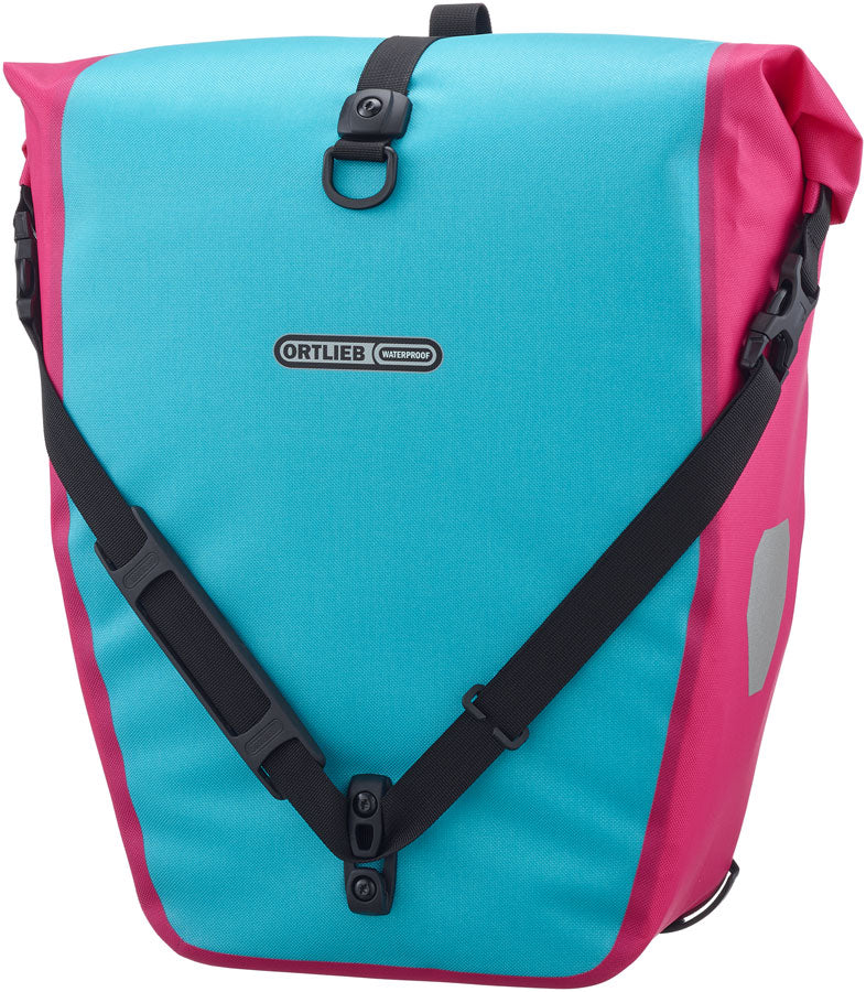 Load image into Gallery viewer, Ortlieb Back-Roller Cyber Pannier - 20L, Cyber Blue/Pink
