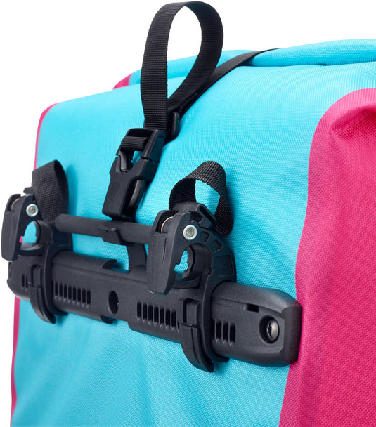 Ortlieb Back-Roller Cyber Pannier - 20L, Cyber Blue/Pink