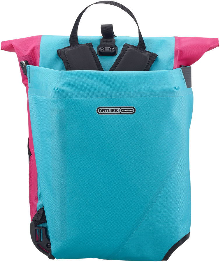 Load image into Gallery viewer, Ortlieb Vario Cyber Pannier -26L, Cyber Blue/Pink
