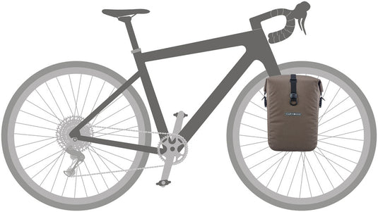 Ortlieb Fork-Pack Front Pannier - 5.8L, Dark Sand