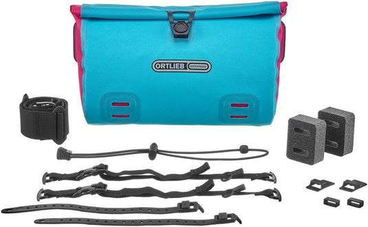 Ortlieb Velo-Sling Handlebar Bag - 3L, Cyber Blue/Pink