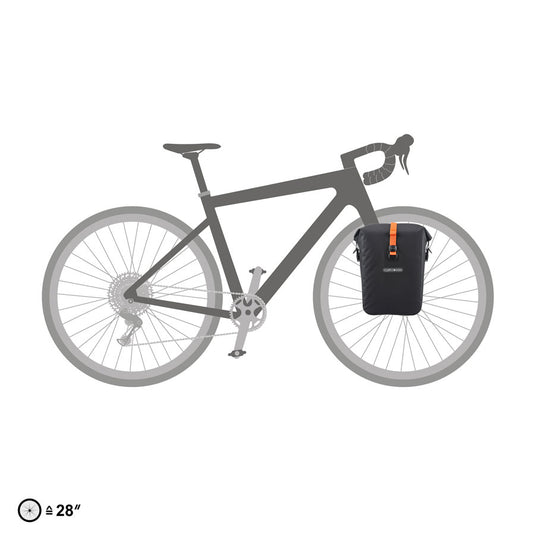 Ortlieb Gravel Pack Pannier - Pair, 29L, Black Matte, QL2.2 Mount