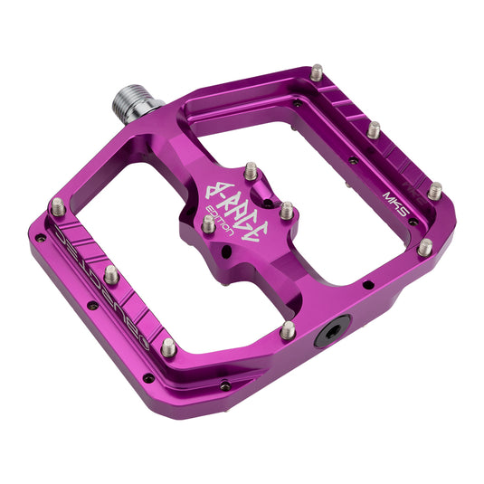 Burgtec Penthouse Flat MK5 B-Rage Edition Pedals — CNC Aluminum, Double-Bushing, Ultra-Grip Platform, Strength & Longevity, Multiple Colors