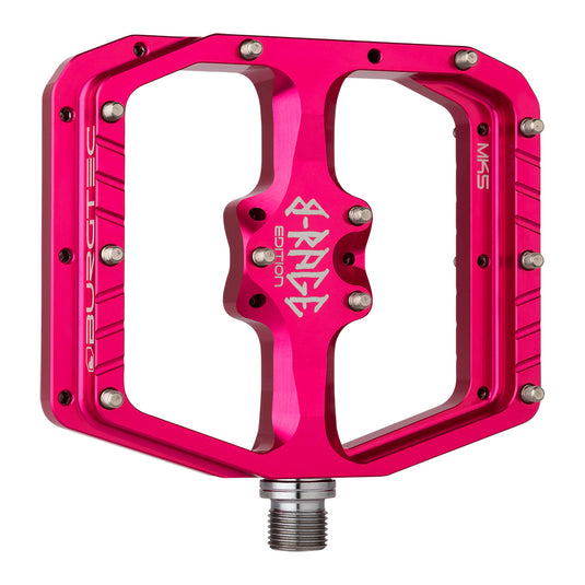 Burgtec Penthouse Flat MK5 B-Rage Edition Pedals, Pink