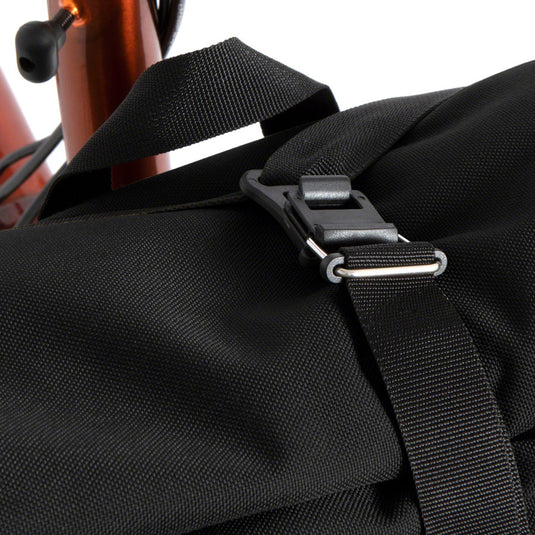 Restrap City Loader Handlebar Bag - Fits Brompton Mount, 20L, Black