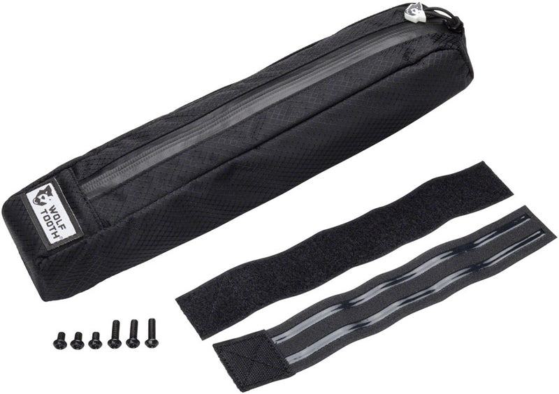 Load image into Gallery viewer, Wolf Tooth Components B-RAD Pump Bag Black For Bike Frame Pumps
