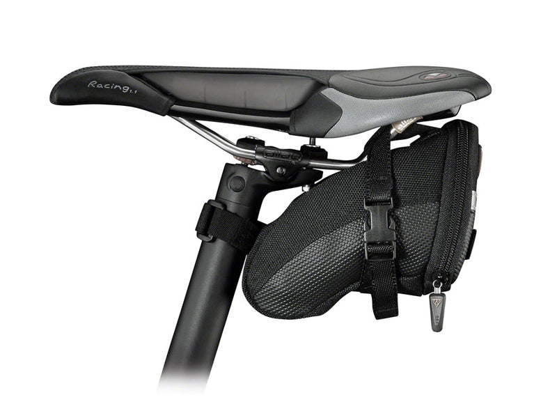 Load image into Gallery viewer, Topeak Aero Wedge Seat Bag - Strap-on Small, Black
