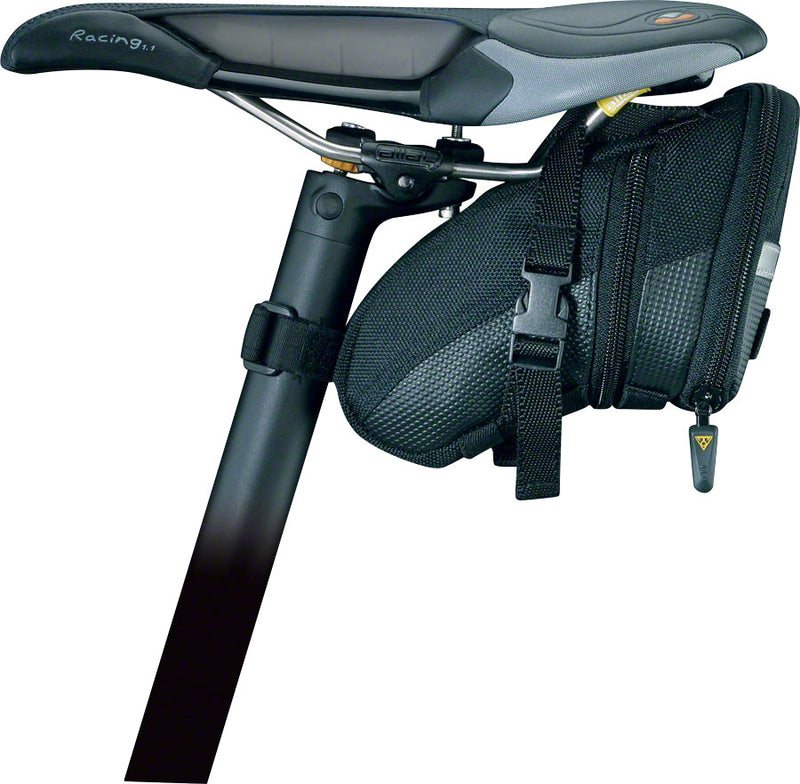 Load image into Gallery viewer, Topeak Aero Wedge Seat Bag - Strap-on, Medium, Black
