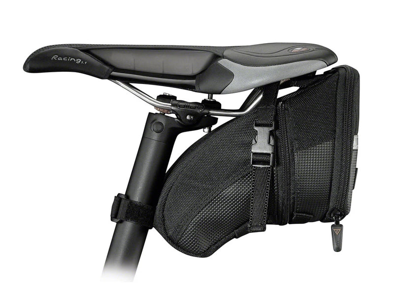 Load image into Gallery viewer, Topeak Aero Wedge Seat Bag - Strap-on, Large, Black
