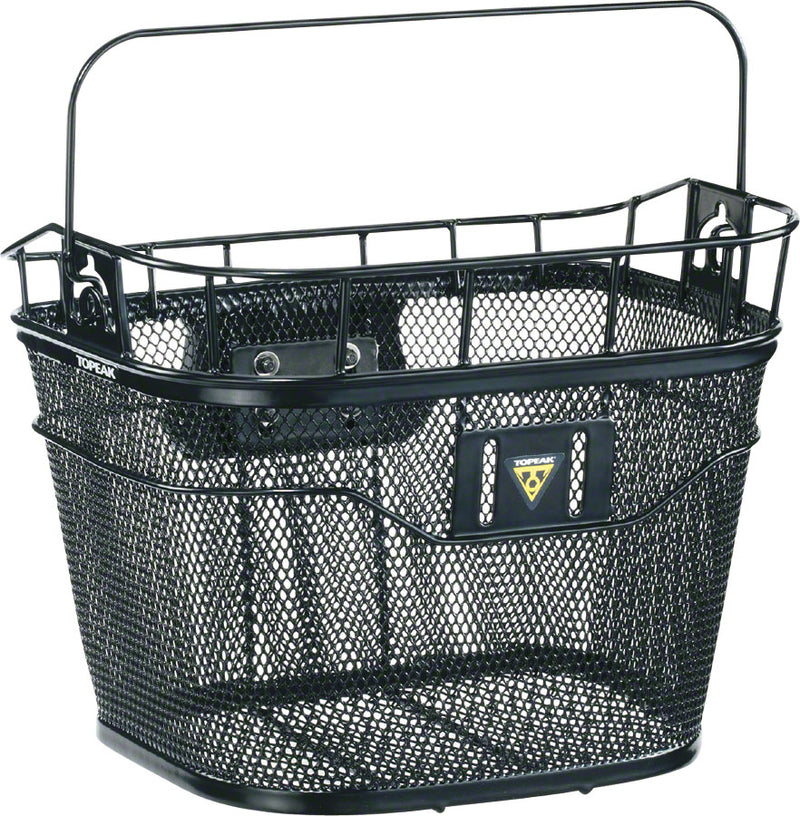 Load image into Gallery viewer, Topeak Front Basket with Fixer 3 Handlebar Bracket: Black
