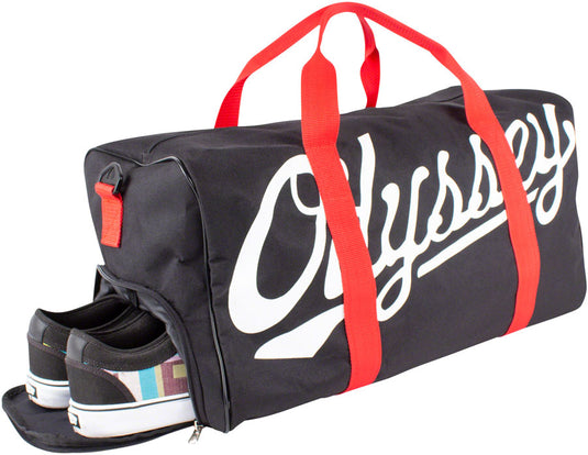 Odyssey Slugger Duffle Bag - Black/Red Detachable Shoulder Strap